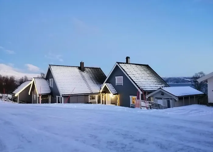 빌라 Country Villa On Kvaloya, Hot Tube, Northern Lights, Near Tromso 트롬쇠