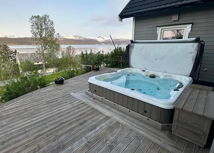 Country Villa On Kvaloya, Hot Tube, Northern Lights, Near Tromso * 트롬쇠