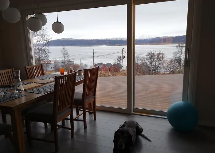 Country Villa On Kvaloya, Hot Tube, Northern Lights, Near Tromso 빌라 트롬쇠