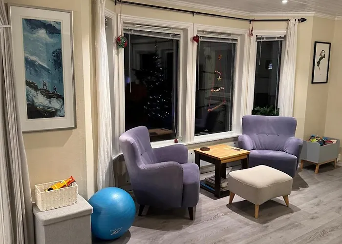 Country Villa On Kvaloya, Hot Tube, Northern Lights, Near Tromso 빌라 *