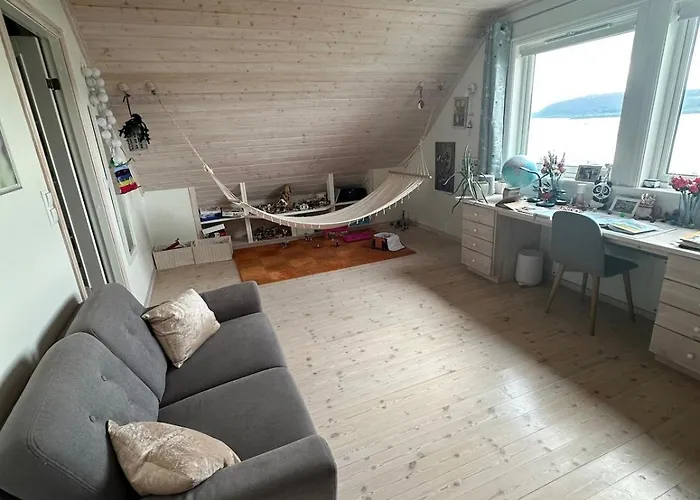 Villa Country Villa On Kvaloya, Hot Tube, Northern Lights, Near Tromso *